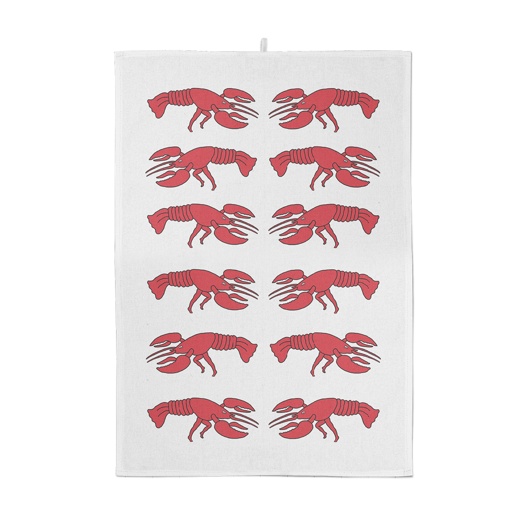 lobster tea towel