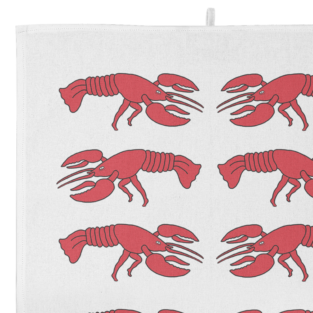 lobster tea towel